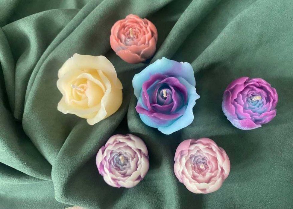 Свічки ручної роботи з бджолиного воску