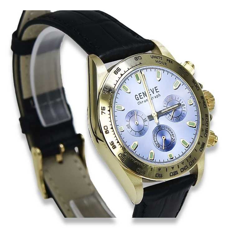 Złoty zegarek męski damski 14k 585 Geneve mw014ydbl Poznań biżuteria