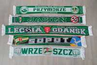 Szaliki Lechia Gdańsk zamienie na szaliki Wisła Kraków, szalik , szal