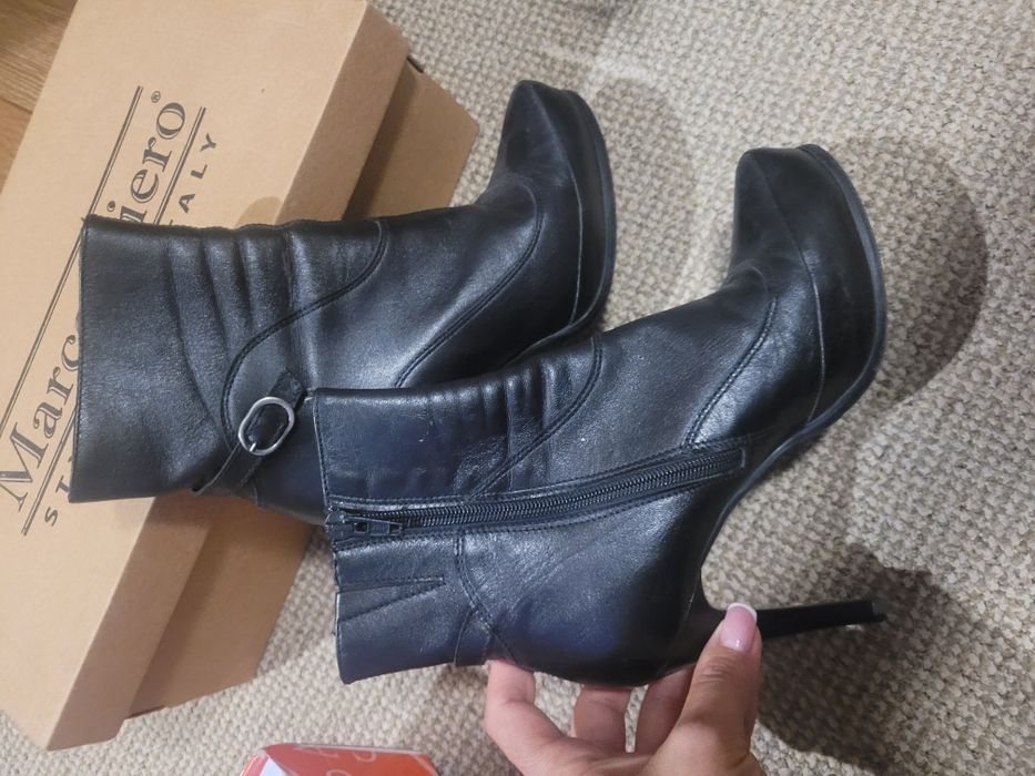 Шкіряні ботинки демі, 36 розмір, 23.5 см