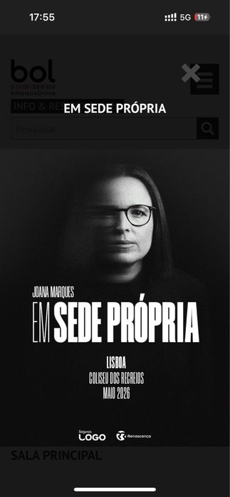 Bilhete Joana Marques