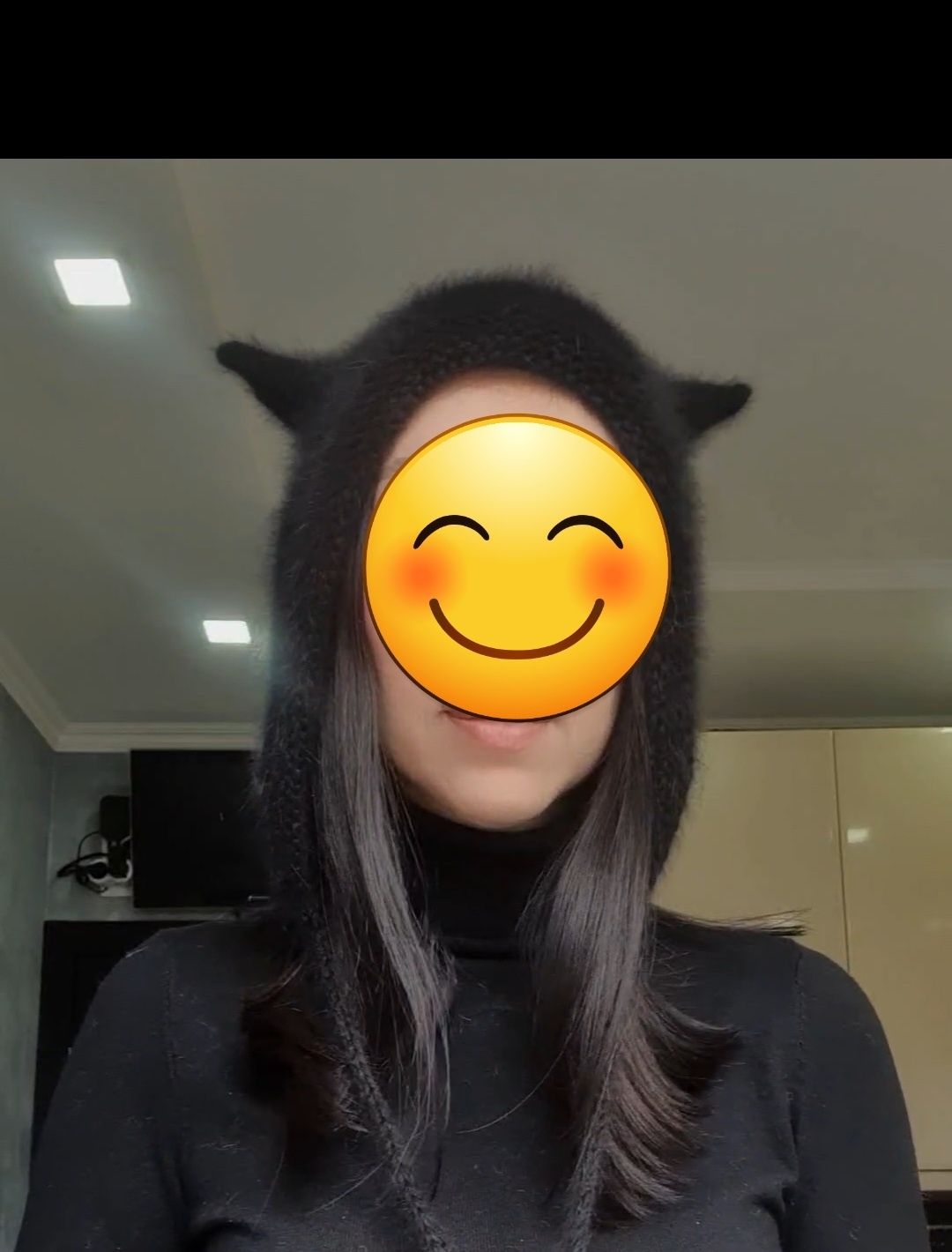 Котошапка,  чепчик з вушками!