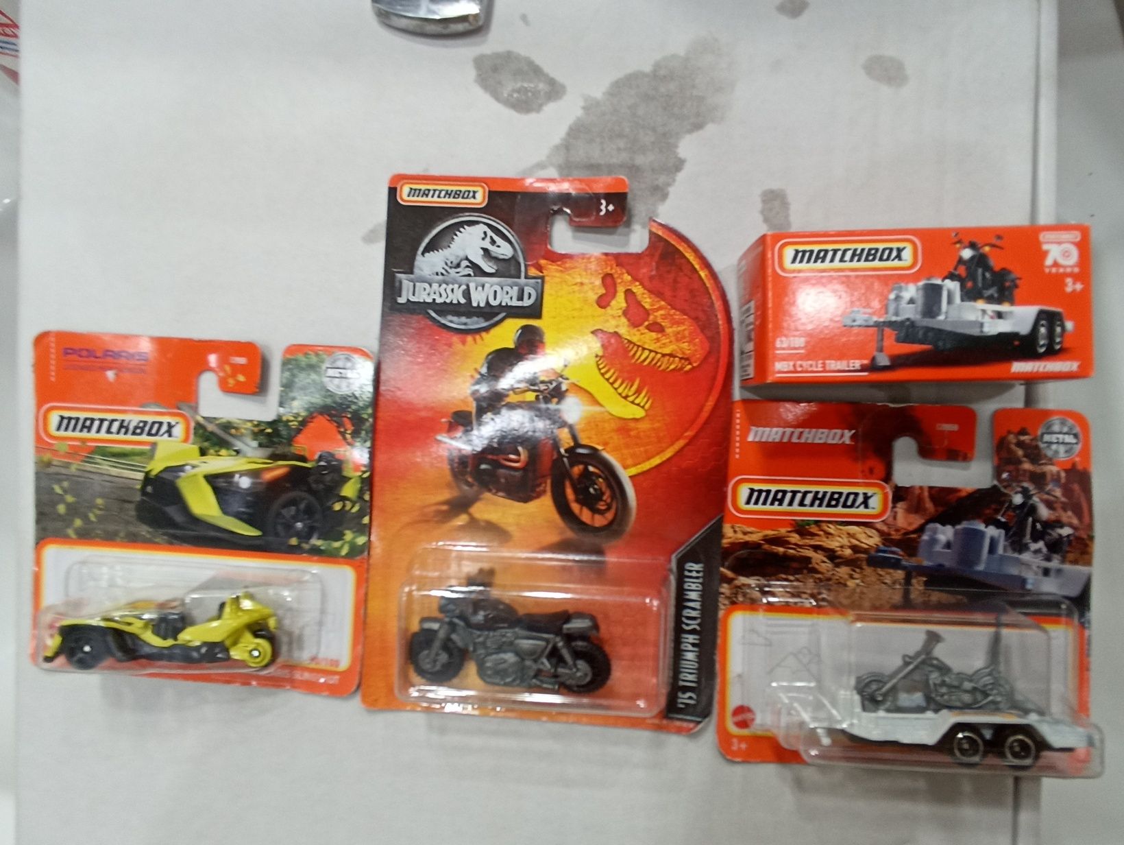 4 modele matchebox motocykle