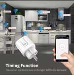 Розумна розетка Tuya European Graffiti Wi-Fi Smart Plug
