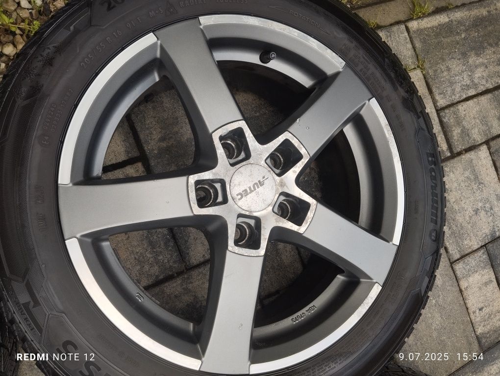 Alu felgi 5x114.3 Toyota Auris Renault Hyundai Kia 205/55/16