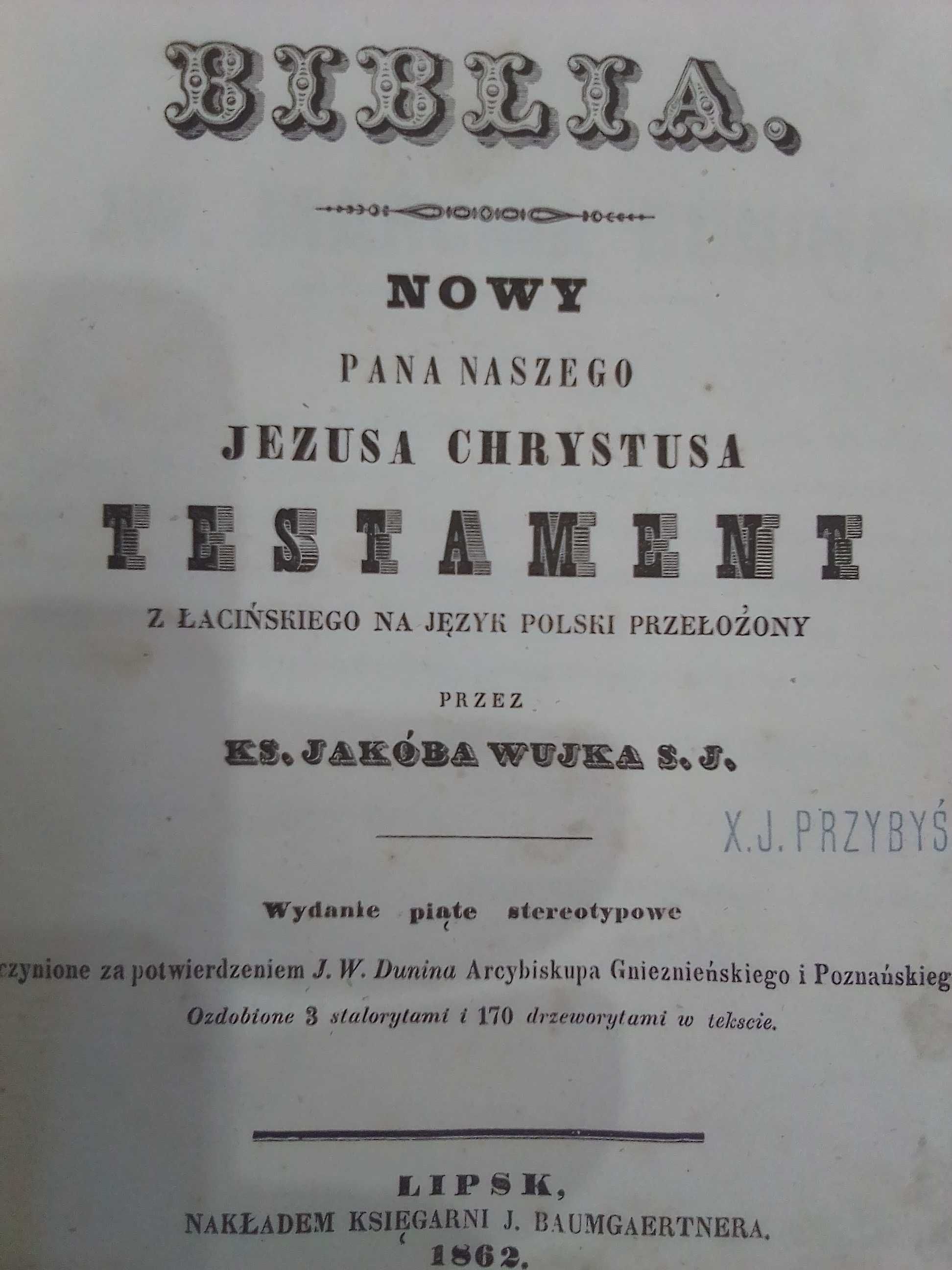 Nowy Pana naszego  Jezusa Chrystusa Testament