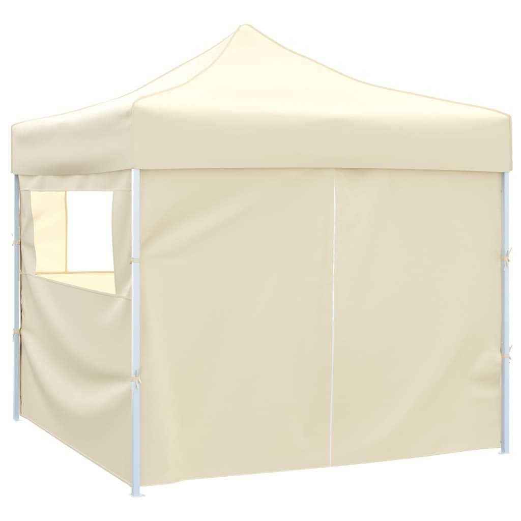 Składany namiot ogrodowy 3 x 3 m,  4 ścianki/ kremowy 41464