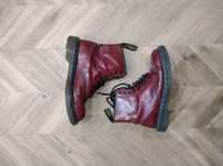 Bordowe martensy glany dr Martens dr.Martens 38 skóra naturalna. Wymag