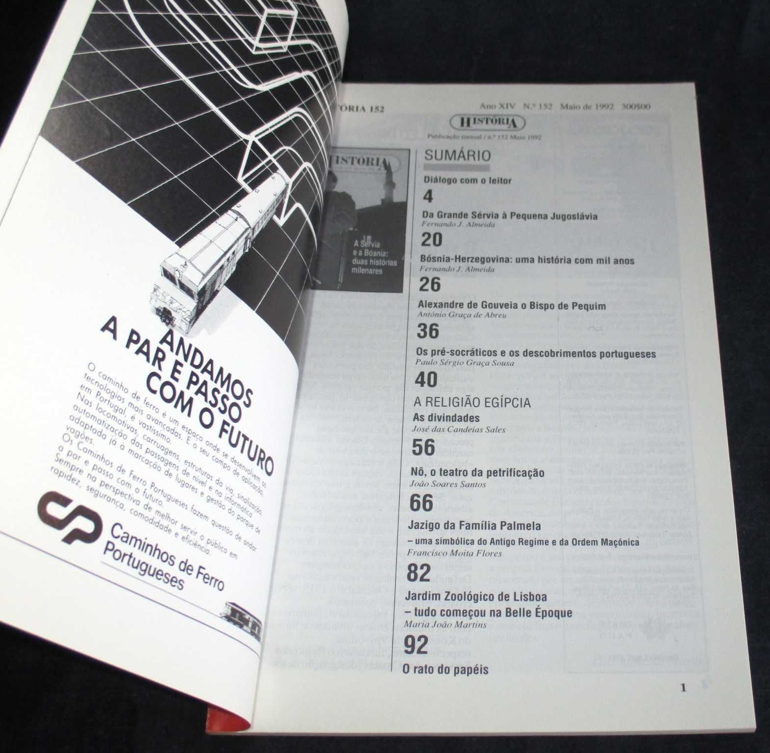 Revista História Nº 152 Maio de 1992 A Servia e a Bósnia