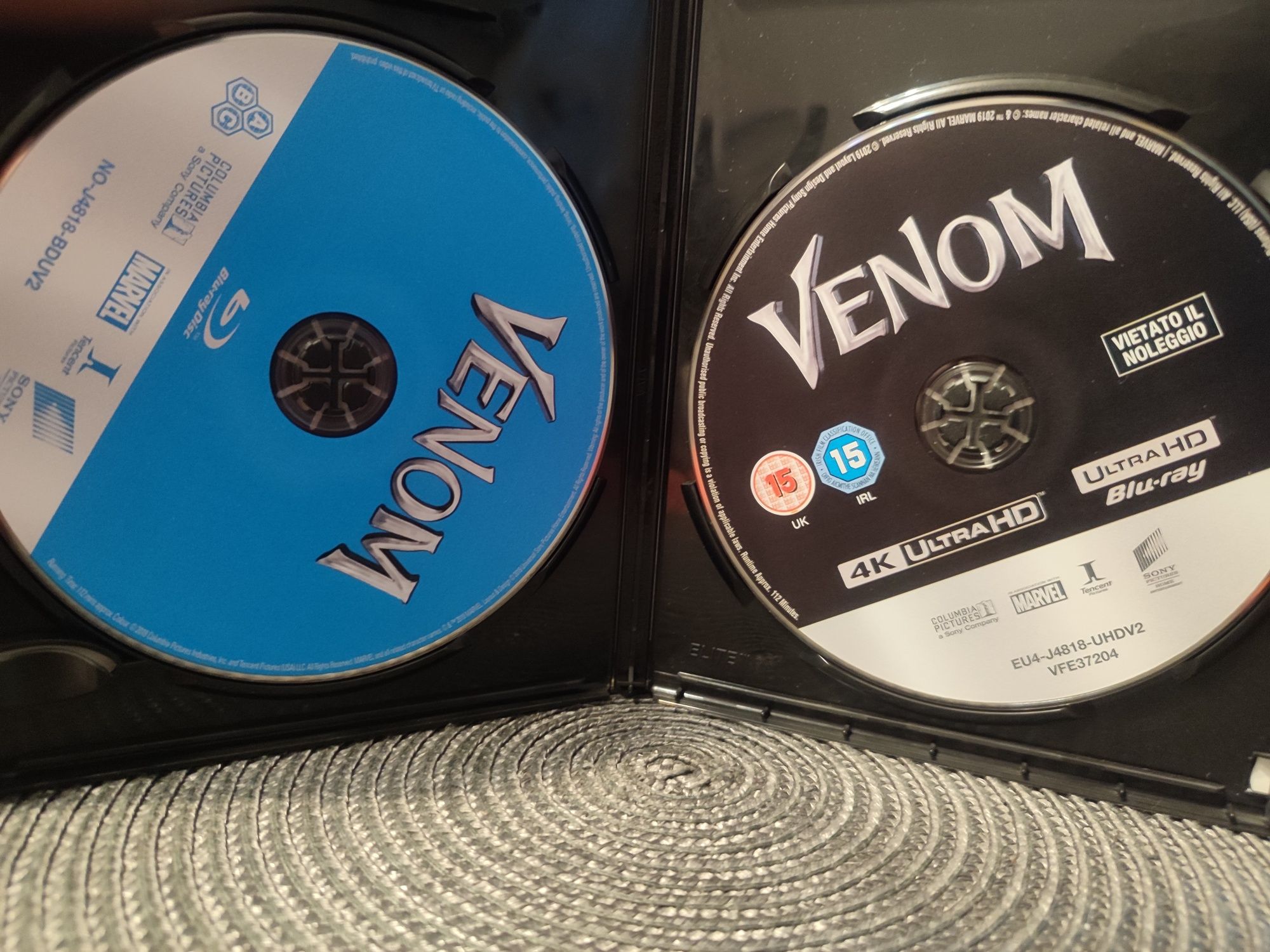 Film 4K bluray Ultra HD Venom Pl