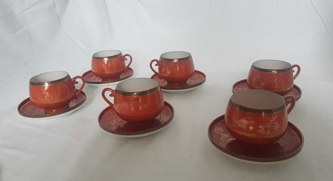 Conjunto de café 6 peças Japonês