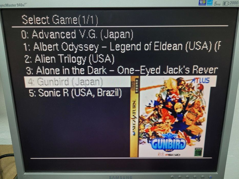 SEGA SATURN SAROO HDLoader wersja ELITE niebieska płyta PCB