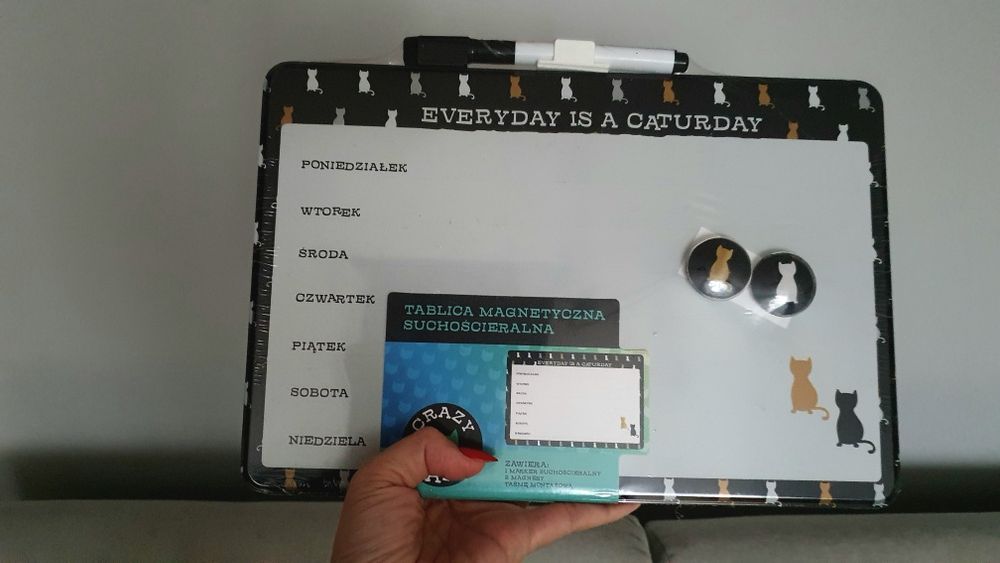 Nowa tablica magnetyczna suchościeralna Empik Crazy Cats