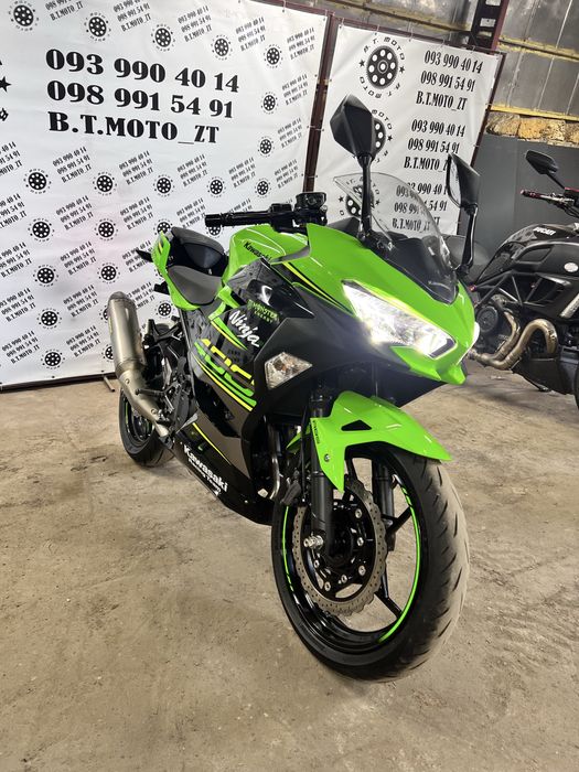 Японський мотоцикл kawasaki ninja 400 ABS без пробігу по Україні
