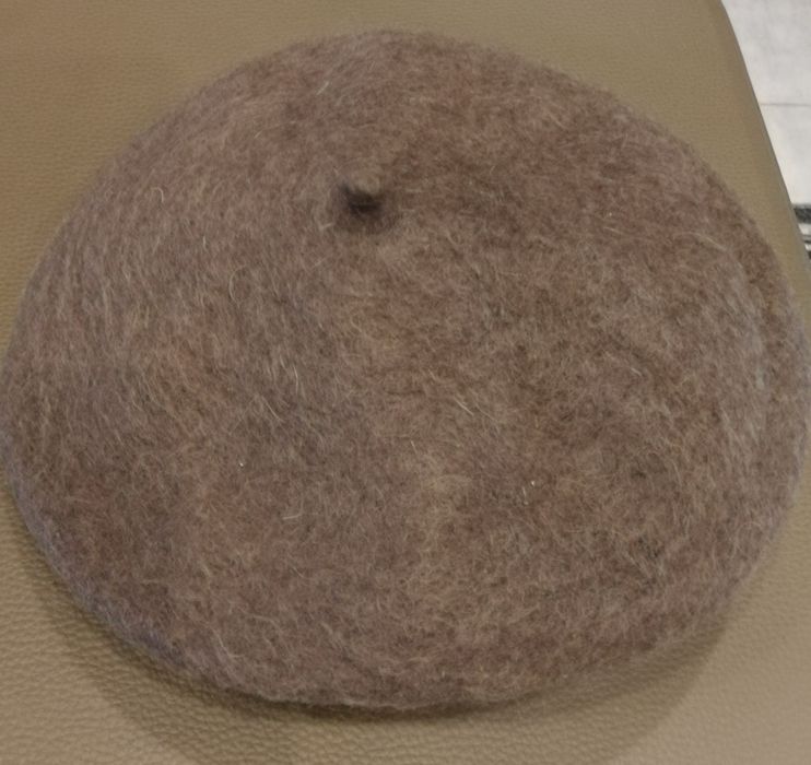 Beret damski mohair