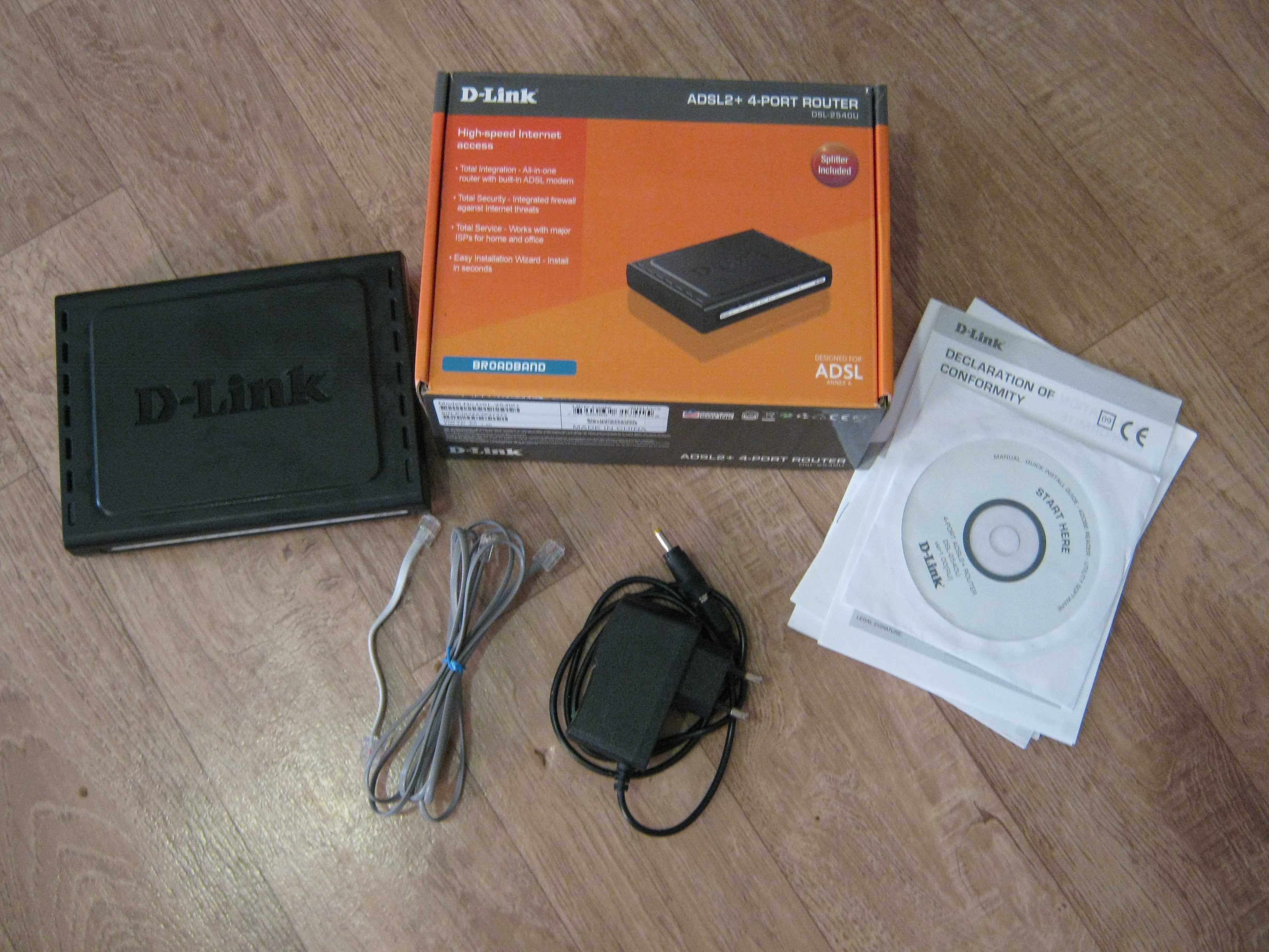 Маршрутизатор (роутер) D-Link DSL-2540U