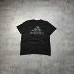 MĘSKA Koszulka Bawełna Duże Logo Nadruk Clima Adidas Sport Codzienna