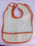 Conjunto de 9 babetes impermeáveis