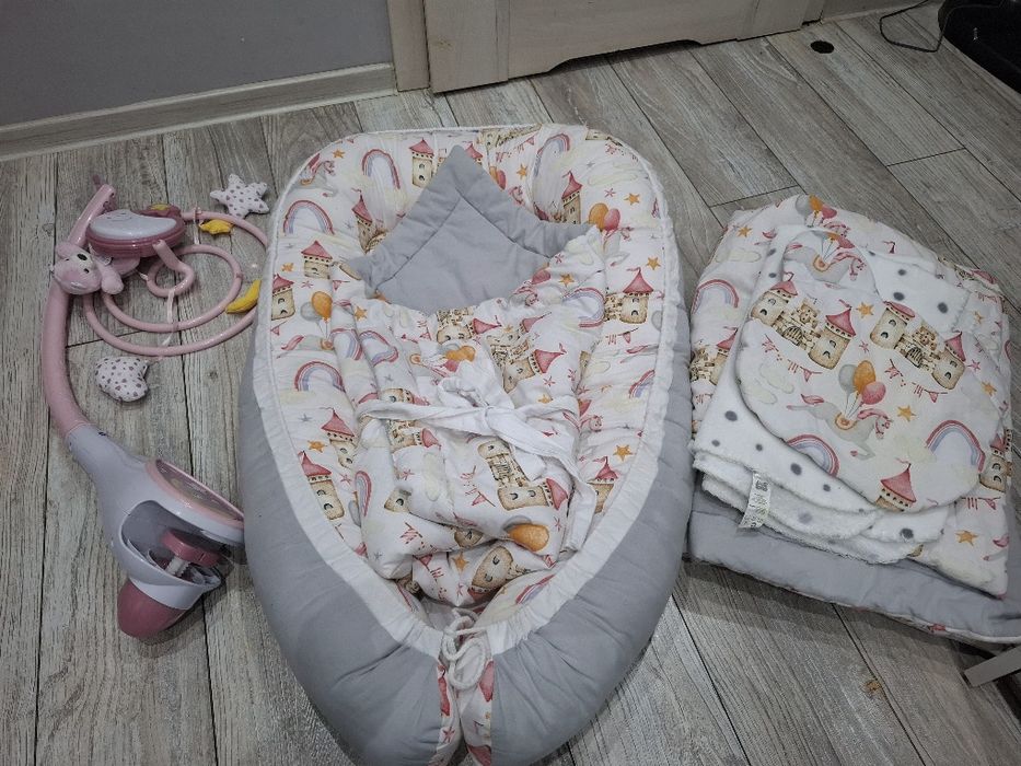 Pościel +kokon dwustronny +karuzela