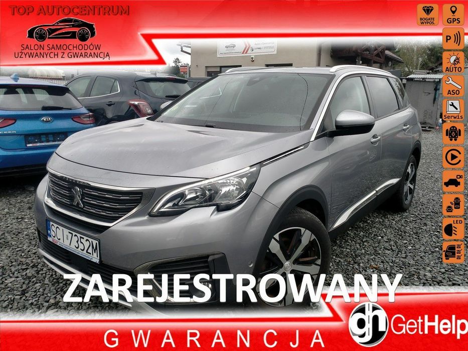 Peugeot 5008 Allure 2.0 Blue-HDI Klimatronic Navi Android Led Kredyt Bez BIK