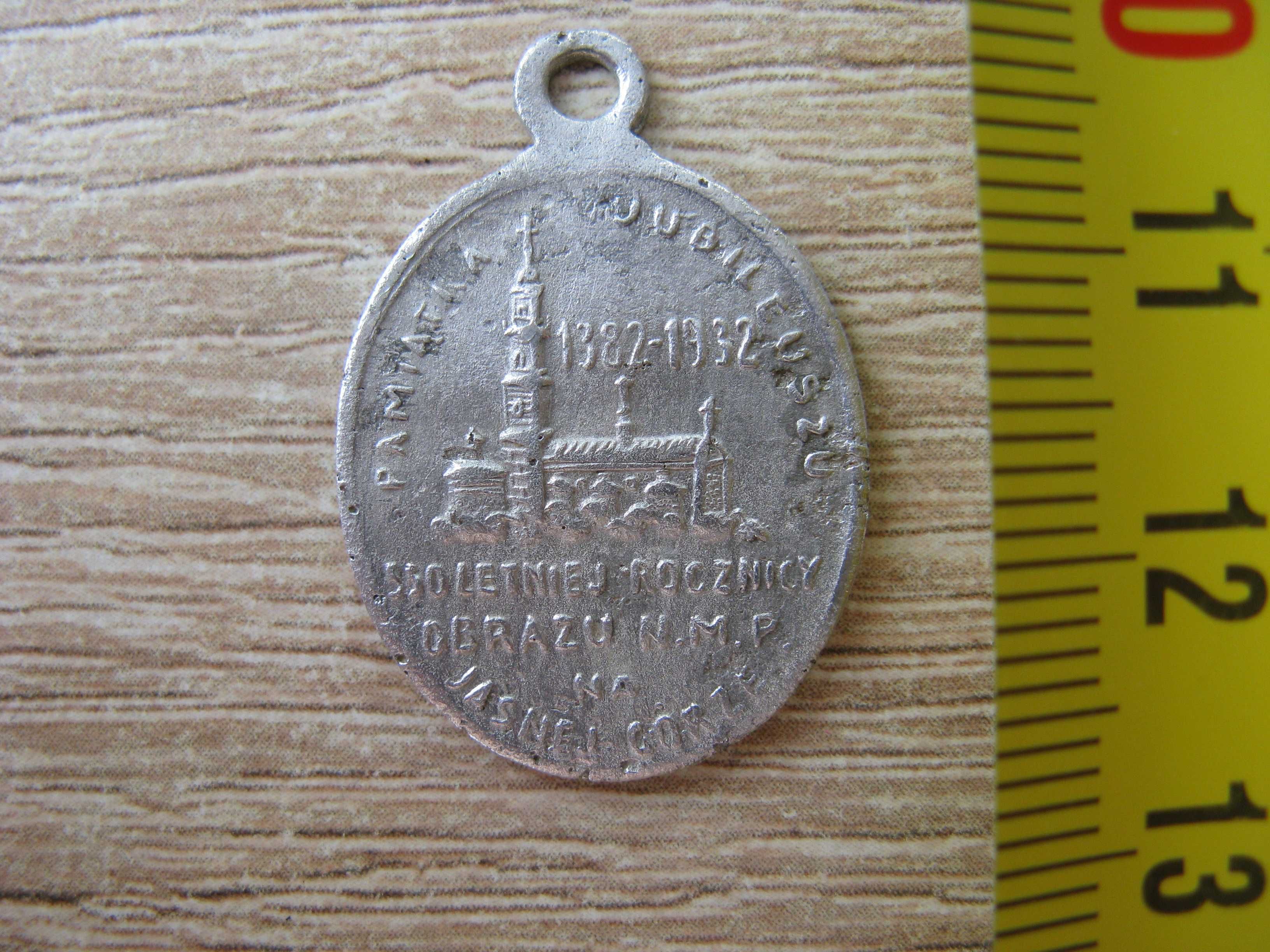 Przedwojenny medalik 550 lat MB na Jasnej Górze 1932 rok