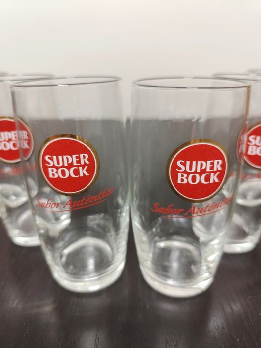 Lote de 6 Copos Super Bock (Novos - 20 cl)