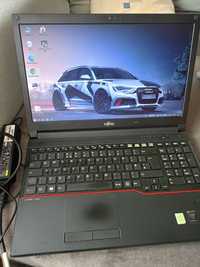 Fujitsu lifebook e554 i5 3,2ghz 8gb ram 256ssd M2 bat win 10 zasilacz