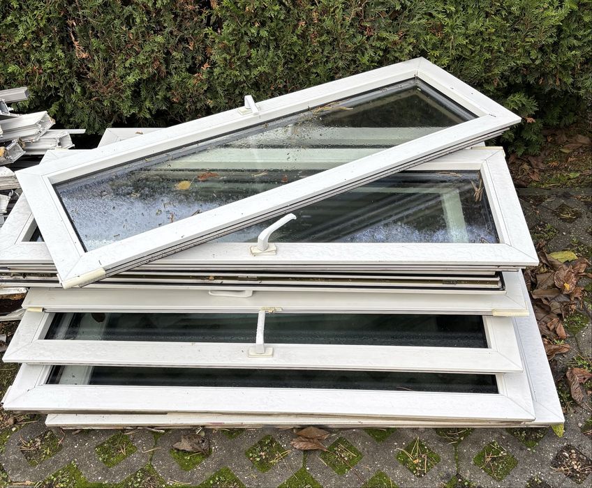 Skrzydła okien pcv 13szt używane skrzydło okno