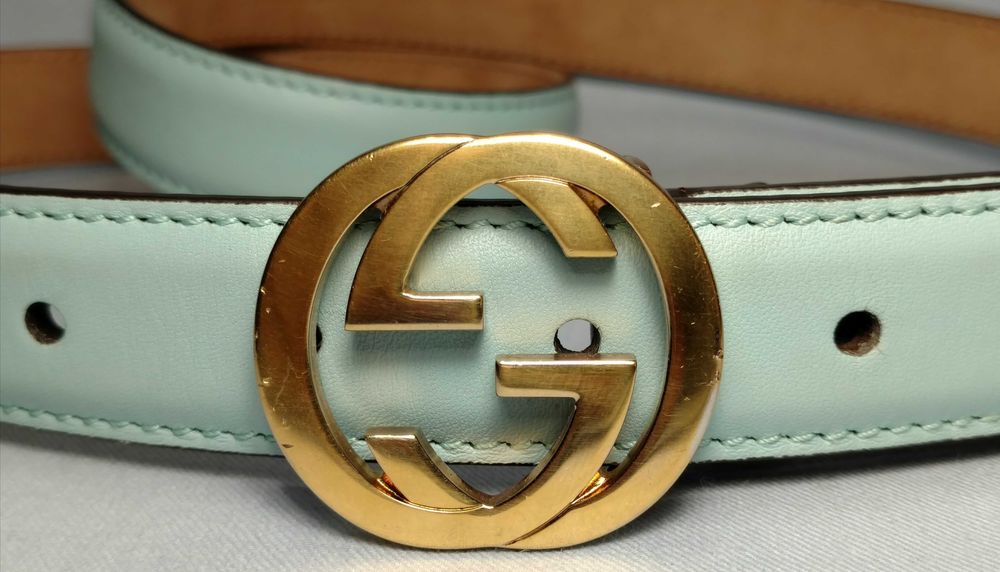 Женский кожаный ремень Gucci Италия.