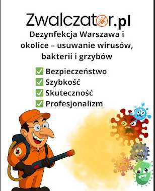 dezynsekcja Warszawa, dezynfekcja, opróżnianie mieszkań Warszawa