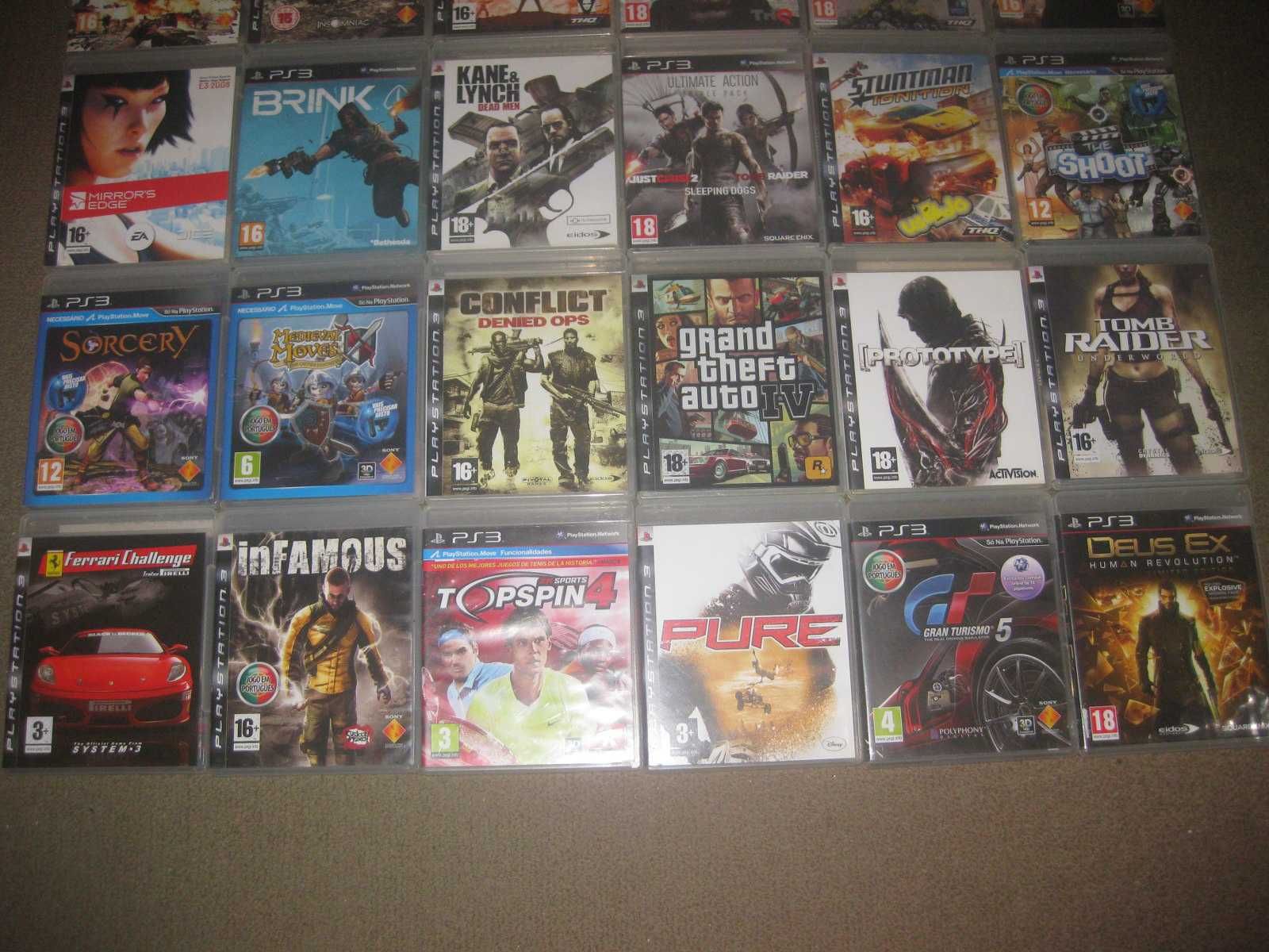 24 Jogos PS3 Completos em excelente estado!