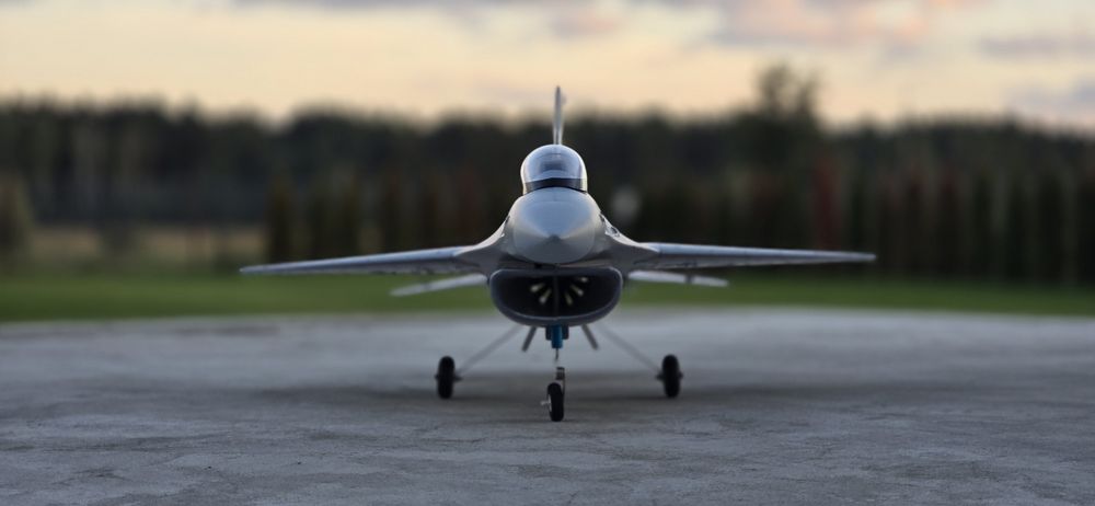 F16 70MM EDF PNP jet rc samolot