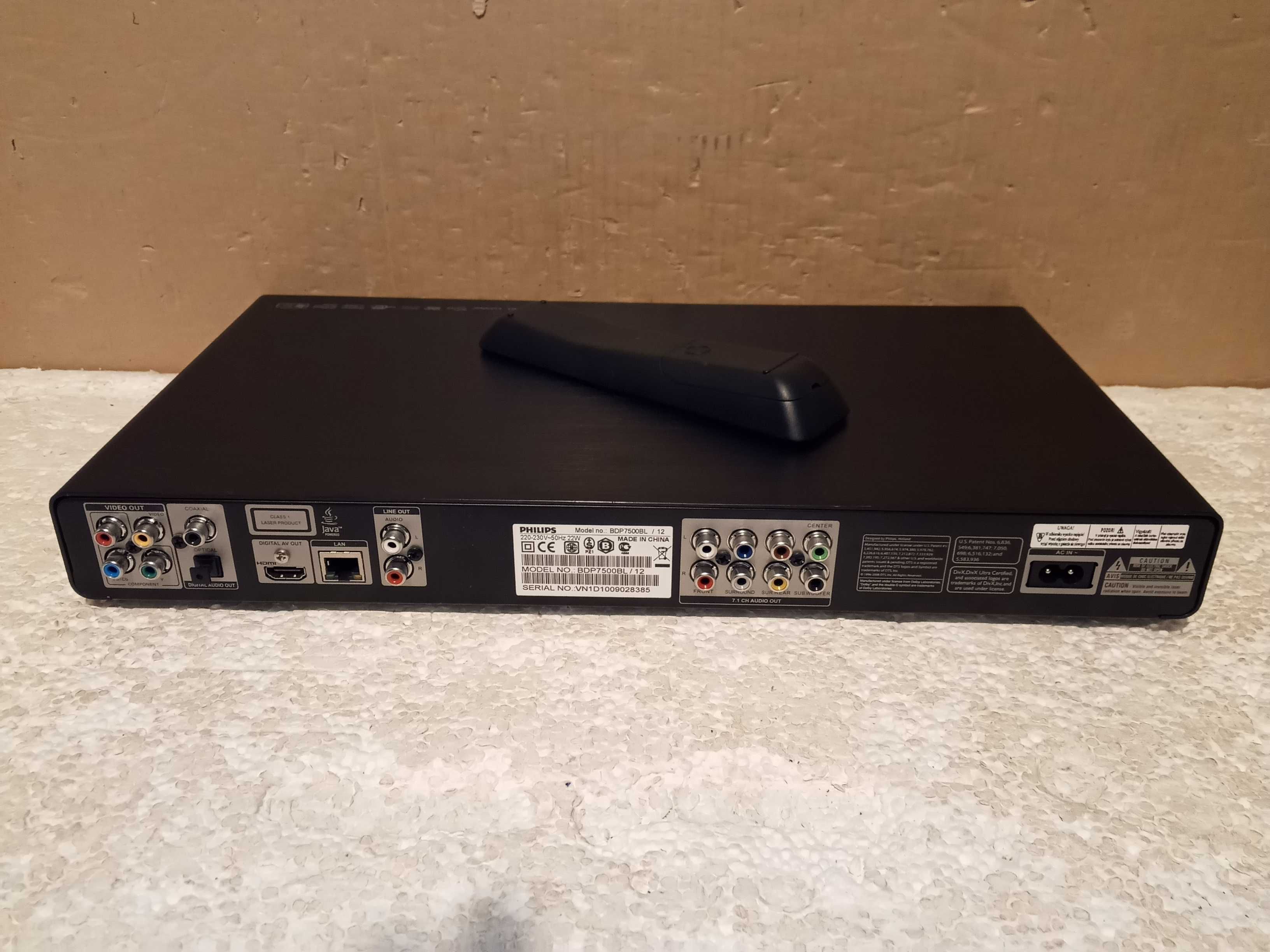 PHILIPS BDP7500 z pilotem
