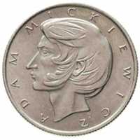 Moneta 10 złotych 1976 Mickiewicz z obiegu