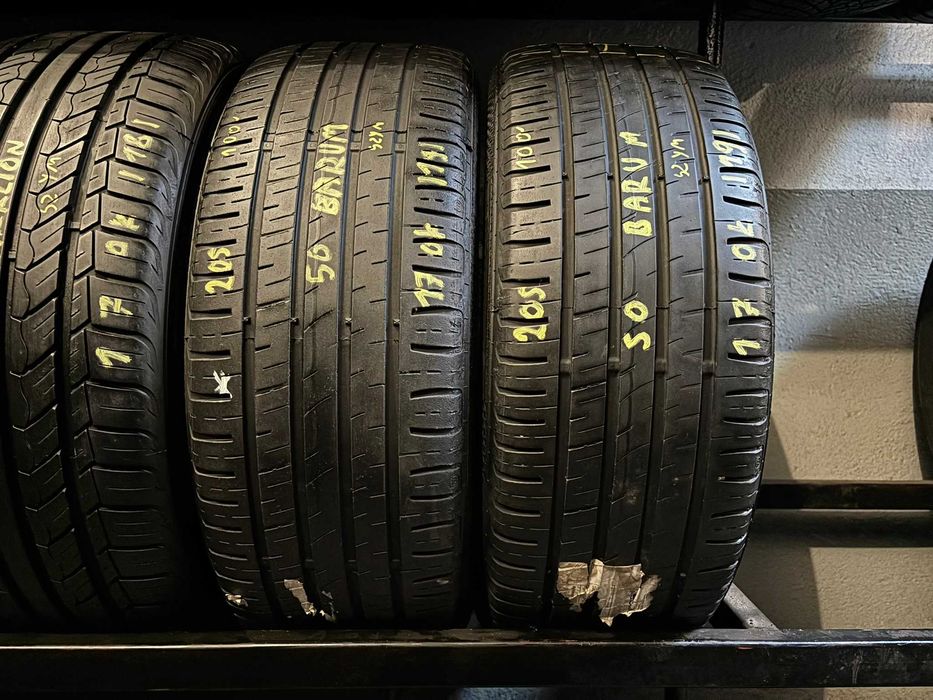 2X Opony Letnie 205/50R17 93V BARUM BRAVURIS 3 HM XL 5.8MM 2019R Całe!