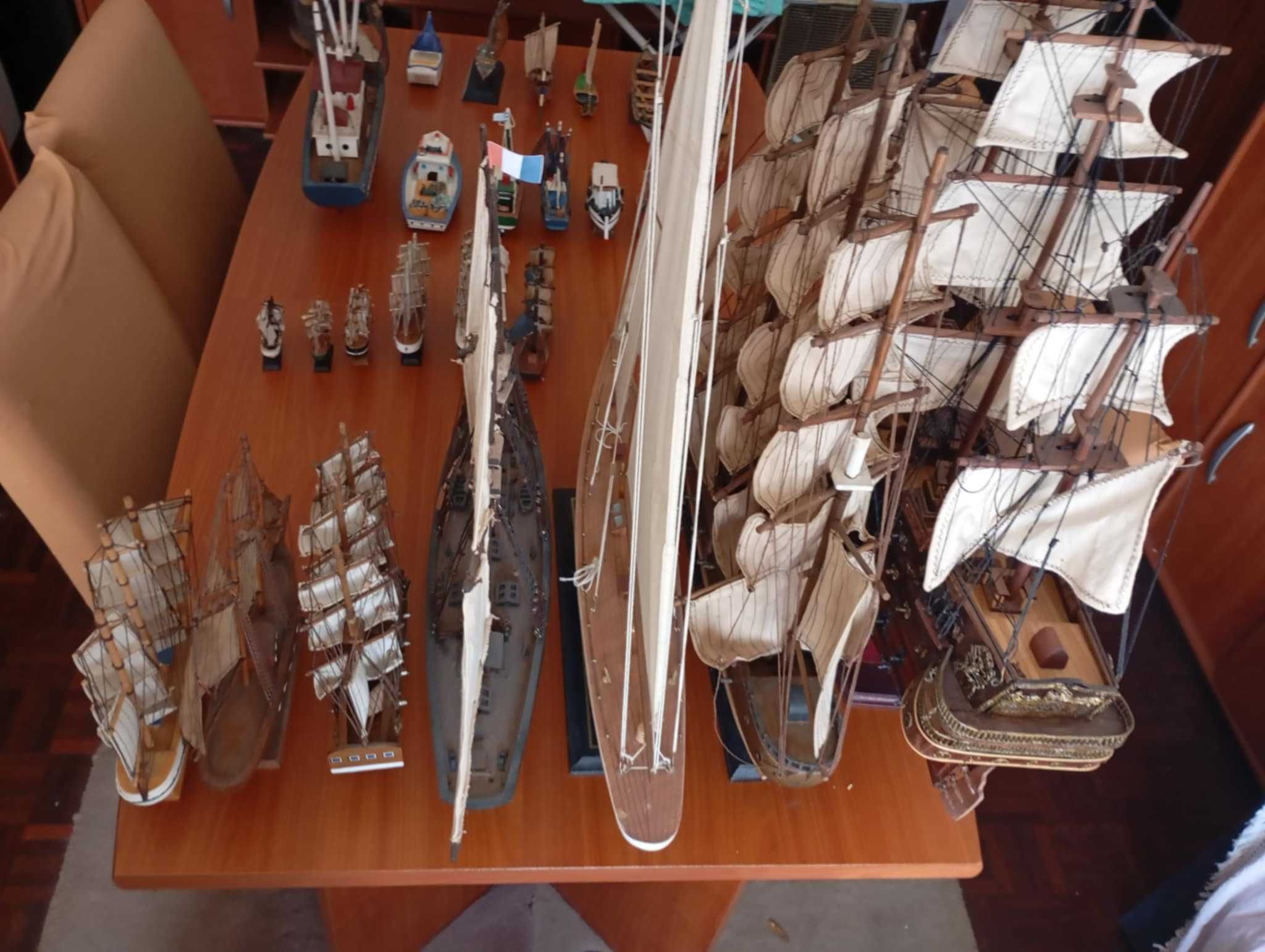 Coleção barcos estáticos