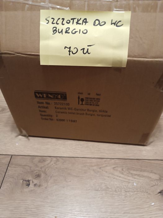 Silikonowa Szczotka ceramiczna do WC Wenko Burgio