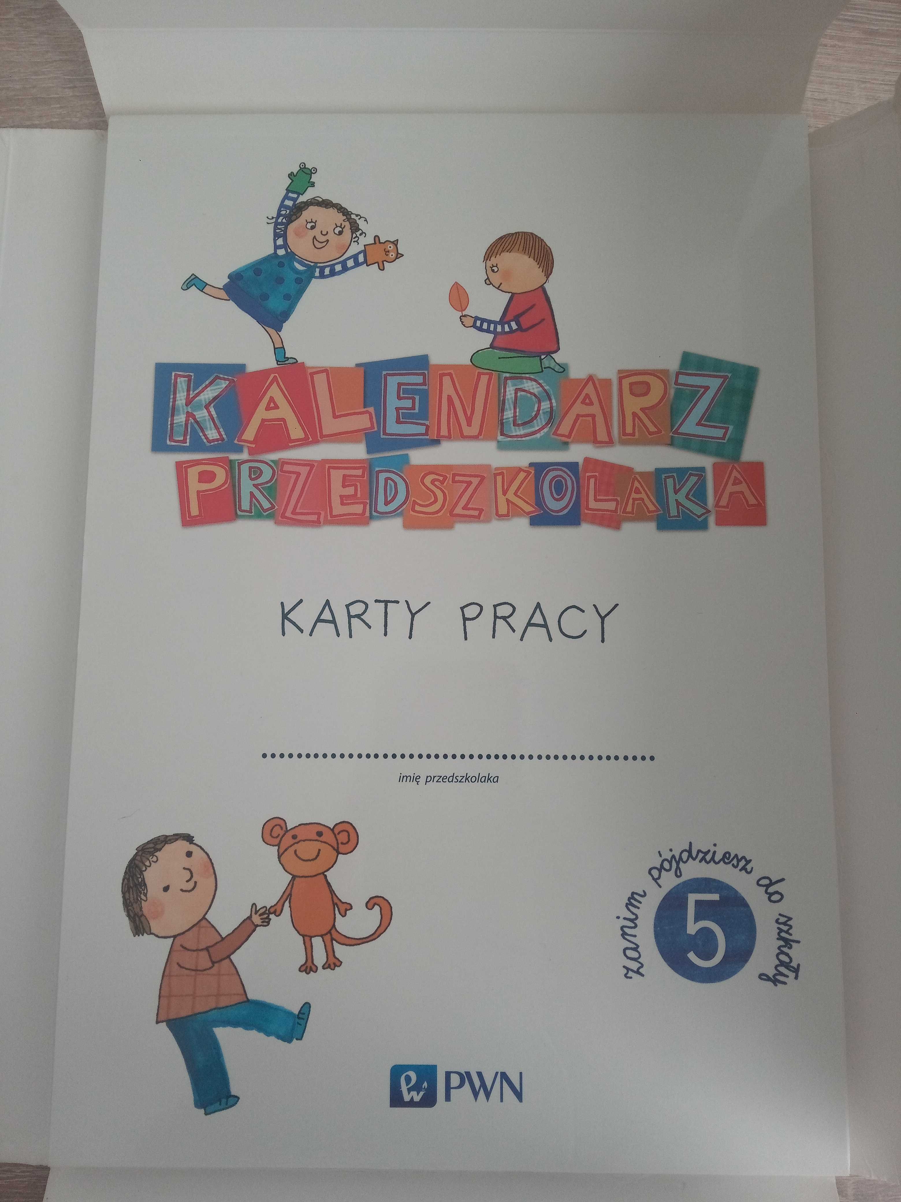 Kalendarz przedszkolaka PWN zestaw podręczników