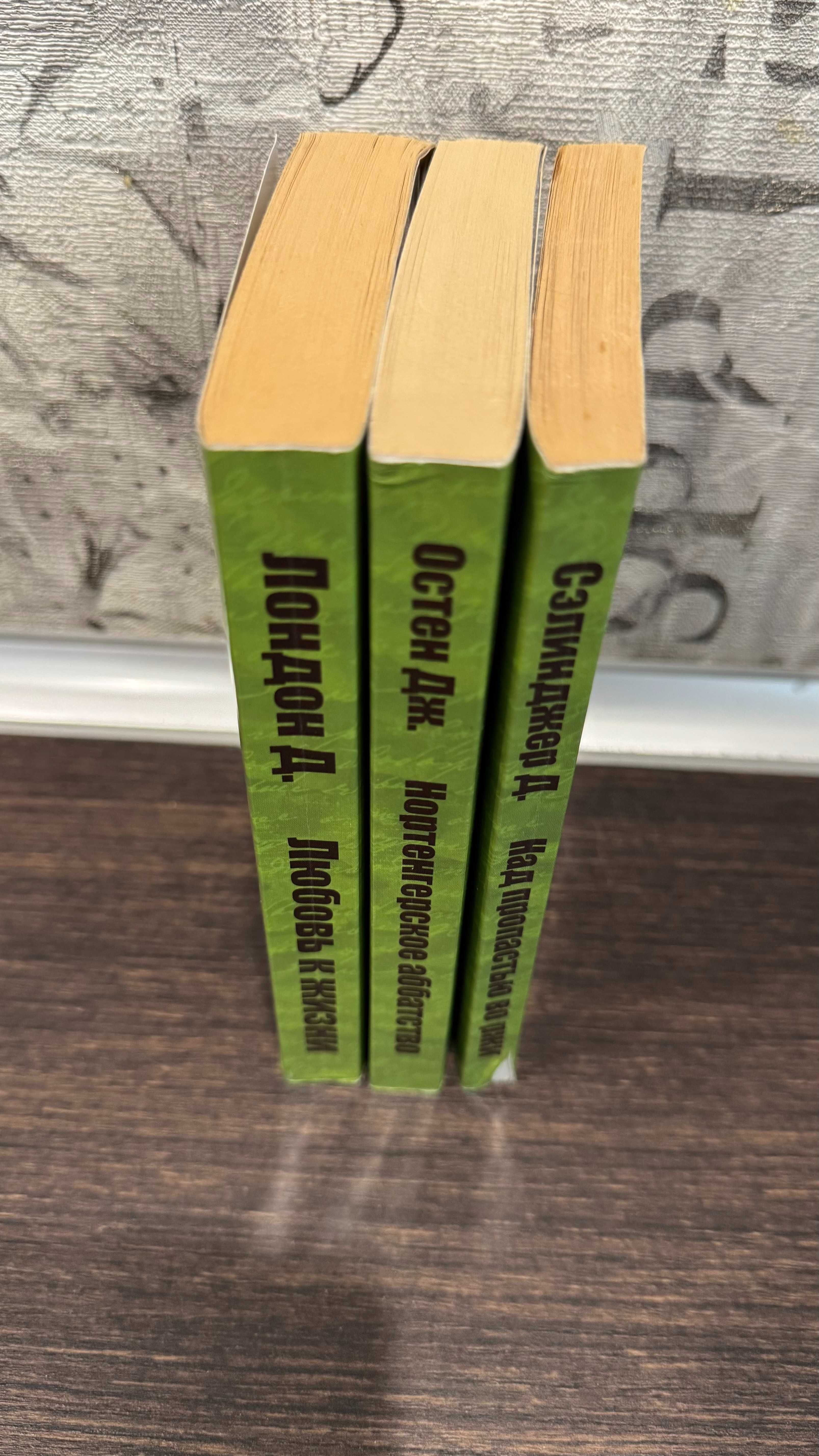 Книги Джек Лондон, Остен Дж, Сэлинджер Д.