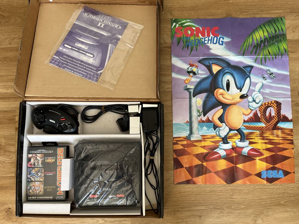 Sega Mega drive 2 - Completa na caixa