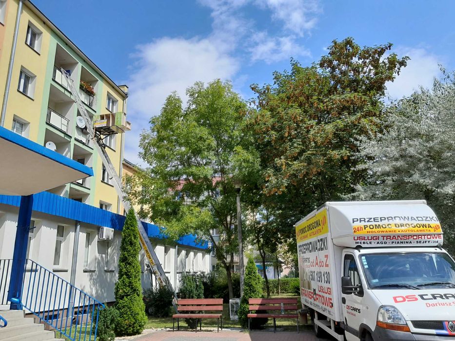 Transport Bus Winda Meblowa Przeprowadzki Wnosimy Pianina Sejfy Wywóz