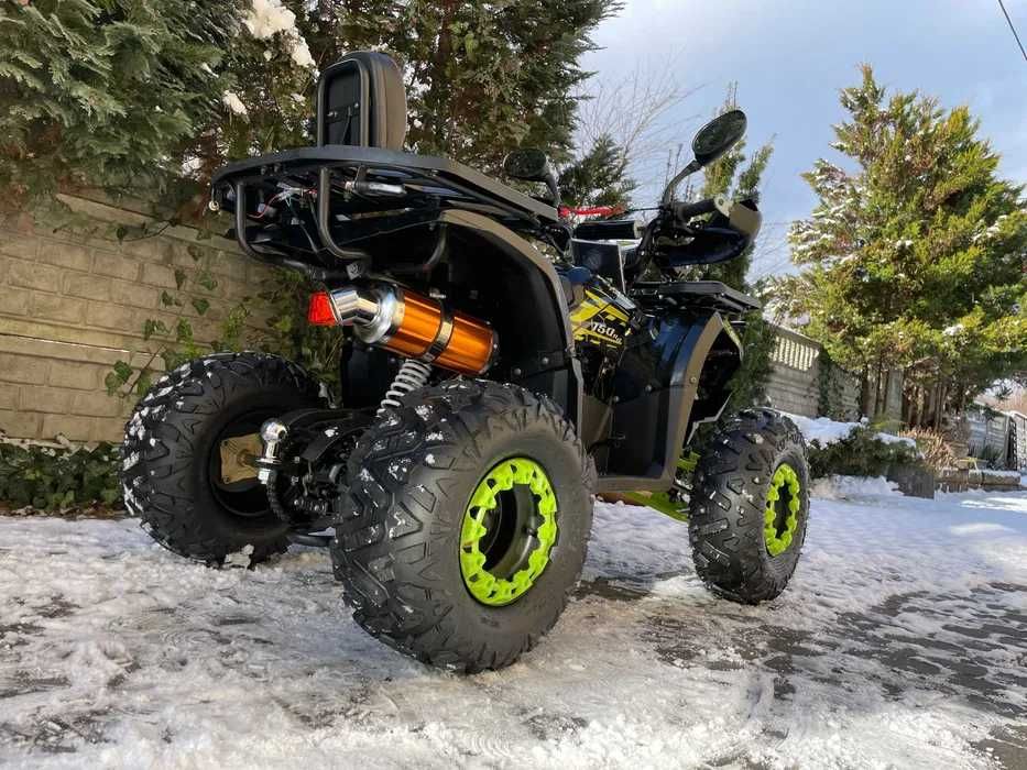 DUŻY QUAD 150 cc Pelikan Rugby NAJMOCNIEJSZY Ledy Hak Raty Dostawa