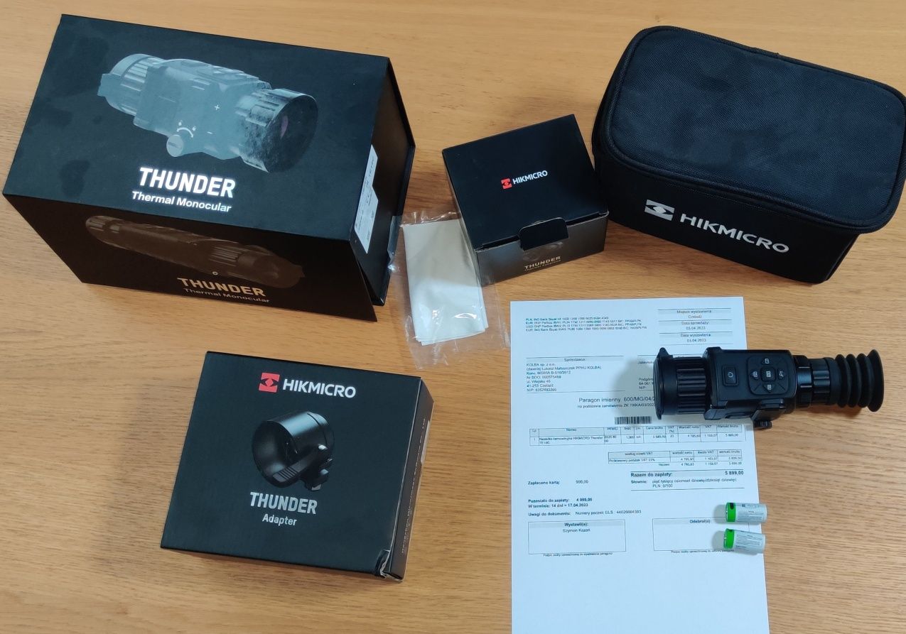 Termowizor hikmicro te19c na gwarancji celownik