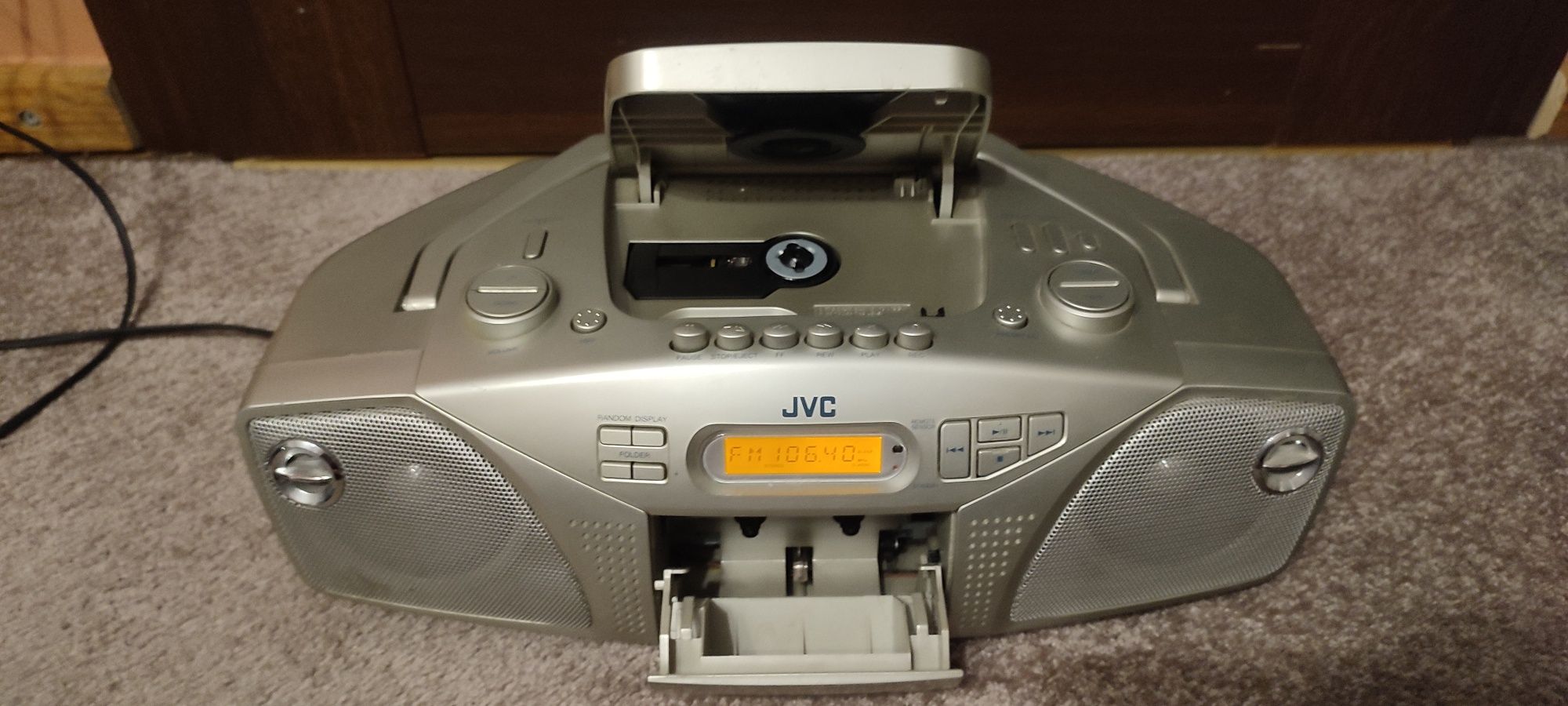 Radio radiomagnetofon JVC RC-EZ35S