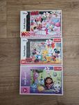 3 x puzzle 30 elementów, Myszka Minnie i Koci domek Gabi