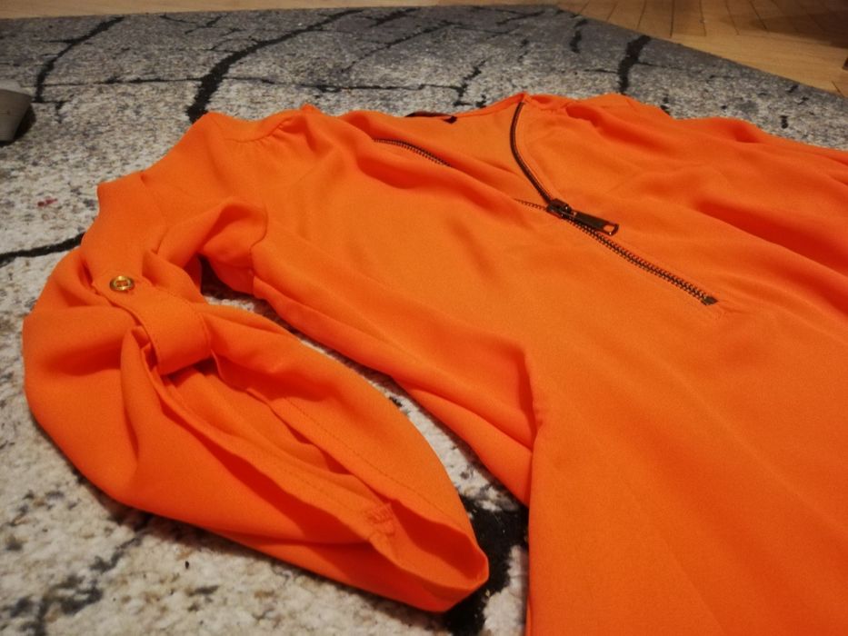 Pomarańczowa bluzka na wiosnę, lato 40L