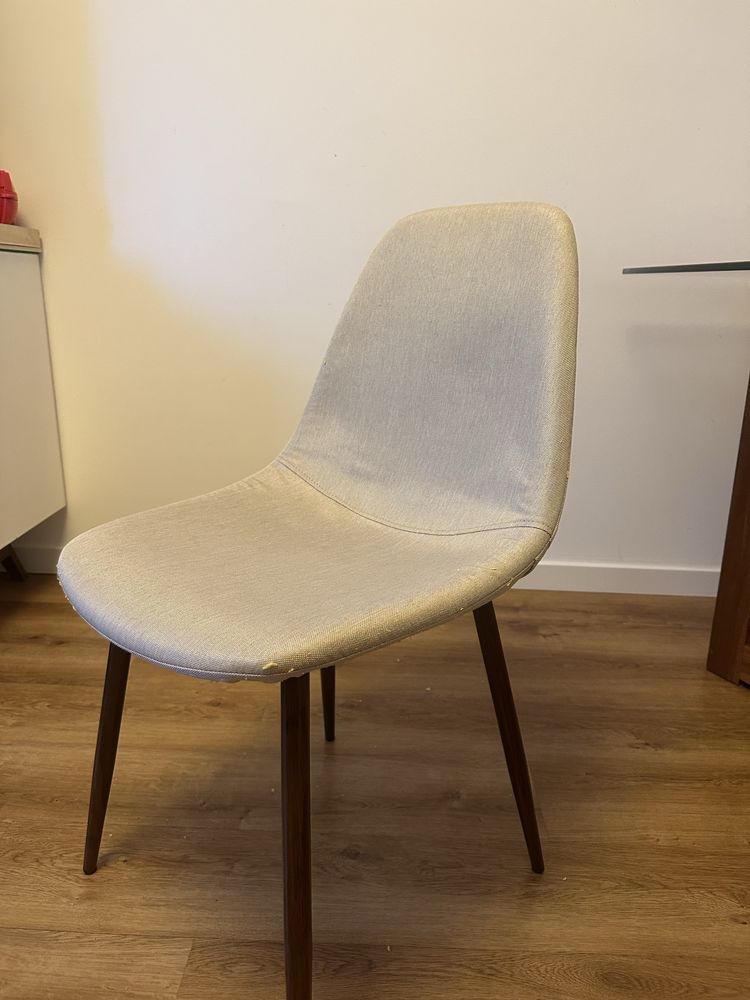 Mesa madeira maciça com tampo de vidro
