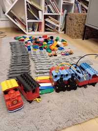 LEGO Duplo 3 elektryczne pociagi 40 torów