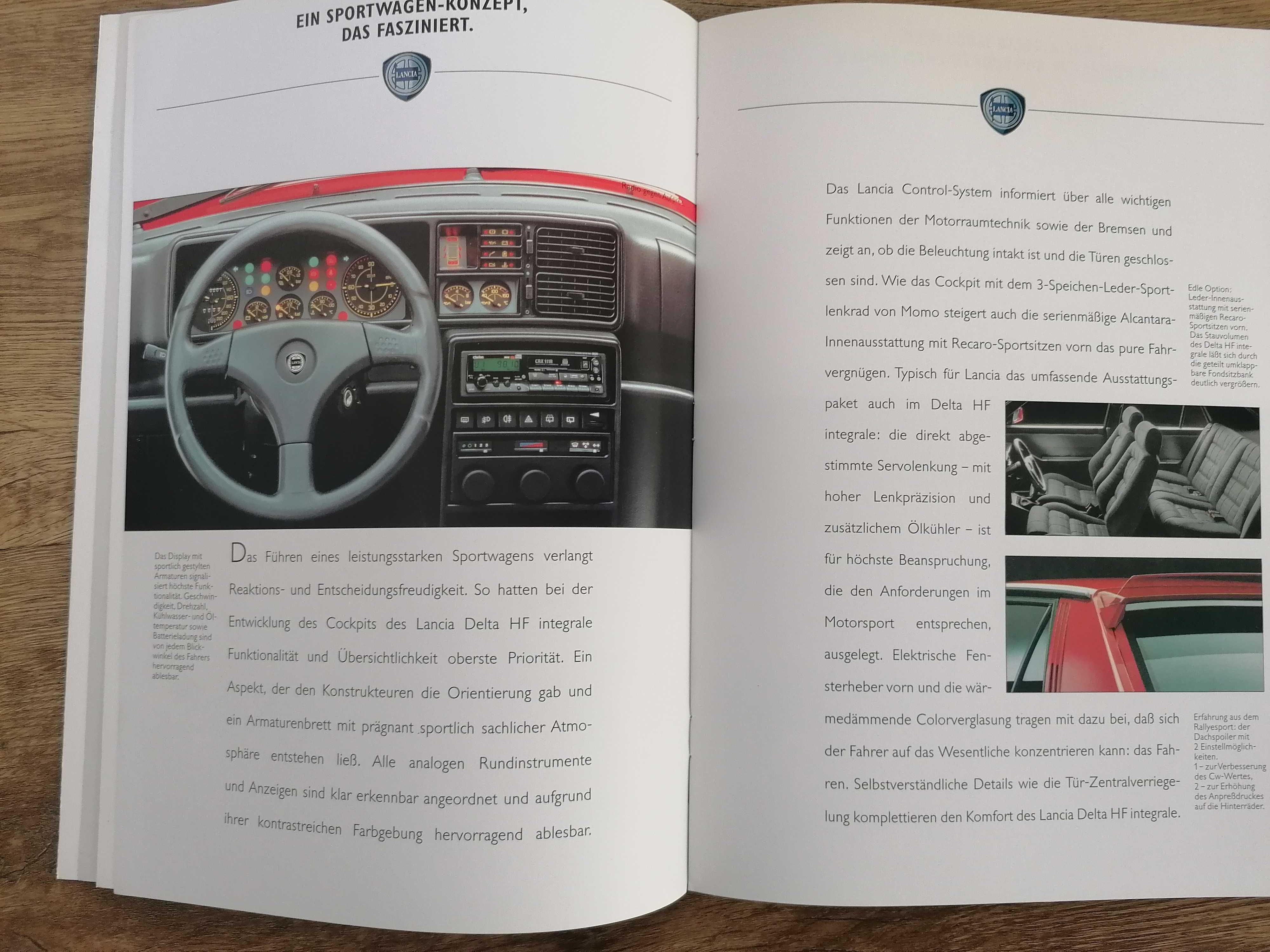 Prospekt Lancia Delta HF Integrale   1600GT i.e