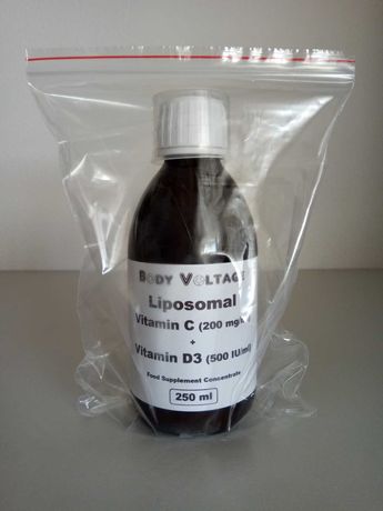 Vitamina C + D3 Lipossomal - Suplemento Alimentar Concentrado   250ml